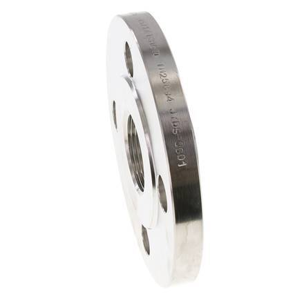 Threaded Flange DN150-PN16 Rp 6'' Stainless Steel 1.4571 DIN 2566 And EN 1092-1 (Type 13)