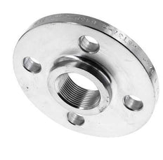 Threaded Flange DN100-PN16 Rp 4'' Zinc-Plated Steel DIN 2566 And EN 1092-1 (Type 13)