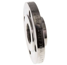 Threaded Flange DN25-PN6 Rp 1'' Stainless Steel 1.4571 DIN 2565 And EN 1092-1 (Type 13)