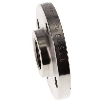 Threaded Flange DN25-PN6 Rp 1'' Stainless Steel 1.4571 DIN 2565 And EN 1092-1 (Type 13)