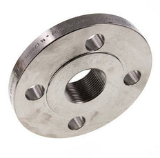 Threaded Flange DN40-PN16 (EN) Rp 1-1/2'' Stainless Steel 1.4571 EN 1092-1 (type 13)