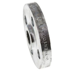 Threaded Flange DN15-PN40 Rp 1/2'' Zinc-Plated Steel DIN 2567 And EN 1092-1 (Type 13)