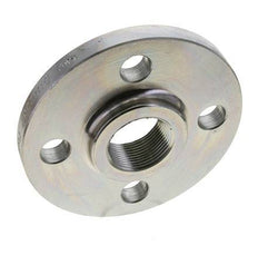 Threaded Flange DN32-PN40 Rp 1-1/4'' Zinc-Plated Steel DIN 2567 And EN 1092-1 (Type 13)