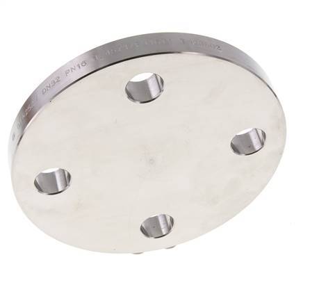 Blind Flange DN80-PN10 Stainless Steel 1.4571 DIN 2527 And EN 1092-1 (Type 05)