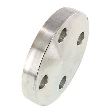 Blind Flange DN15-PN16 Zinc-Plated Steel DIN 2527