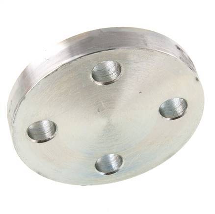 Blind Flange DN15-PN16 Zinc-Plated Steel DIN 2527
