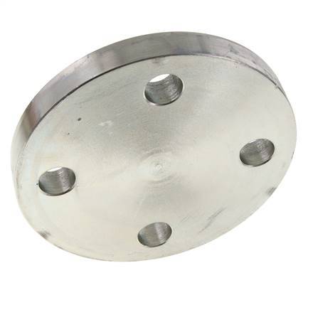 Blind Flange DN32-PN16 Zinc-Plated Steel DIN 2527