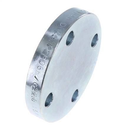 Blind Flange DN40-PN40 Zinc-Plated Steel DIN 2527 And EN 1092-1