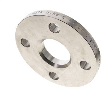 Loose Flange DN100-PN10 Stainless Steel 1.4571 Full Material DIN 2642 And EN 1092-1 (Type 02)