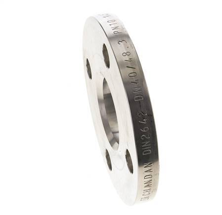 Loose Flange DN50-PN10 Stainless Steel 1.4571 Full Material DIN 2642 And EN 1092-1 (Type 02)