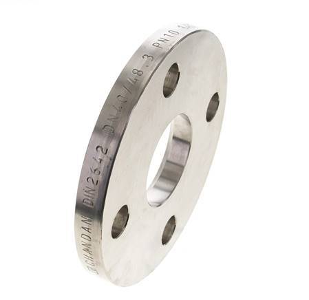Loose Flange DN250-PN10 Stainless Steel 1.4571 Full Material DIN 2642 And EN 1092-1 (Type 02)