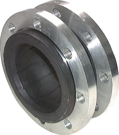 Compact Flanged Rubber Expansion Joint DN50-PN16 (Max 10 bar) EPDM