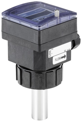 Electromagnetic insertion flow meter, stainless steel sensor, short probe, with display - Bürkert 8045 - 561033