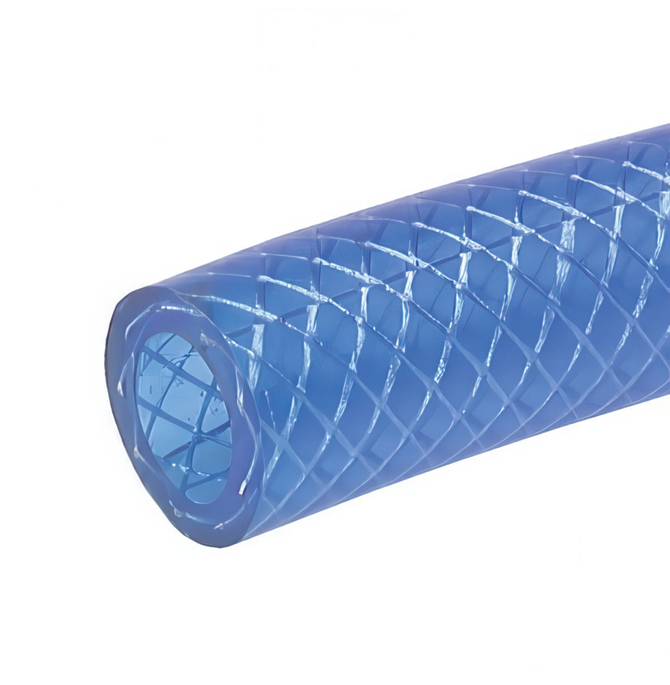 PVC universal liquid hose 19x26 mm 10 m Blue colour food-grade