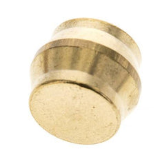 22mm Brass Closing Plug for Compression Ring Fittings 54 Bar DIN EN 1254-2