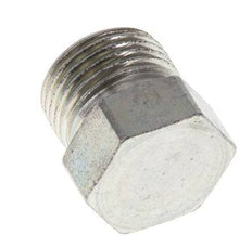 10S Zinc plated Steel Closing Plug for Tubes 630 Bar DIN 2353