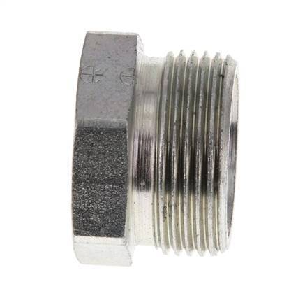 18L Zinc plated Steel Closing Plug for Tubes 315 Bar DIN 2353