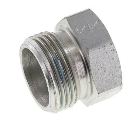 20S Zinc plated Steel Closing Plug for Tubes 400 Bar DIN 2353