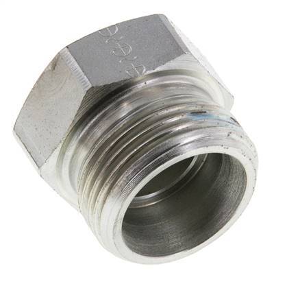 20S Zinc plated Steel Closing Plug for Tubes 400 Bar DIN 2353