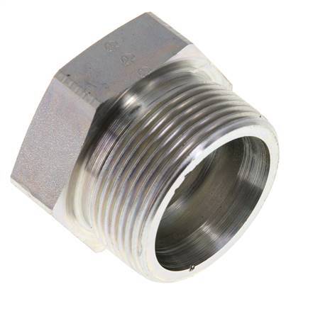30S Zinc plated Steel Closing Plug for Tubes 400 Bar DIN 2353