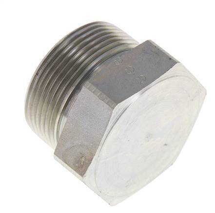 30S Zinc plated Steel Closing Plug for Tubes 400 Bar DIN 2353
