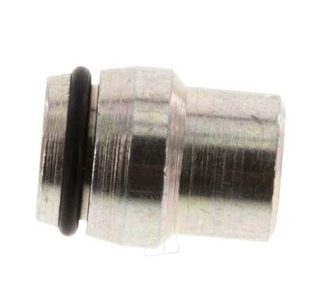 14S Zinc plated Steel Closing Plug for Cutting Ring Fittings 630 Bar DIN 2353 [2 Pieces]