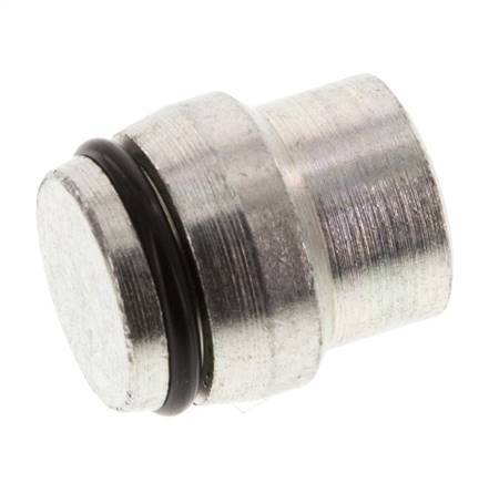 15L Zinc plated Steel Closing Plug for Cutting Ring Fittings 315 Bar DIN 2353 [5 Pieces]