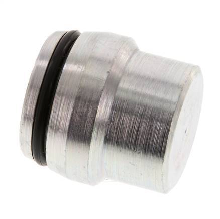 25S Zinc plated Steel Closing Plug for Cutting Ring Fittings 400 Bar DIN 2353 [2 Pieces]