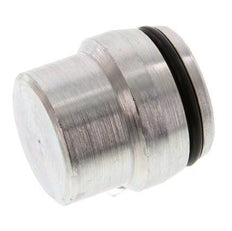 25S Zinc plated Steel Closing Plug for Cutting Ring Fittings 400 Bar DIN 2353 [2 Pieces]