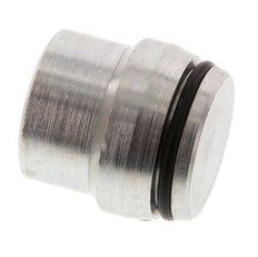25S Zinc plated Steel Closing Plug for Cutting Ring Fittings 400 Bar DIN 2353 [2 Pieces]