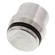25S Zinc plated Steel Closing Plug for Cutting Ring Fittings 400 Bar DIN 2353 [2 Pieces]