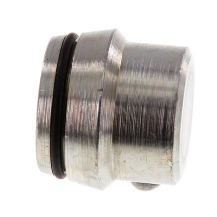 30S Zinc plated Steel Closing Plug for Cutting Ring Fittings 400 Bar DIN 2353