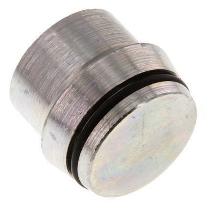 30S Zinc plated Steel Closing Plug for Cutting Ring Fittings 400 Bar DIN 2353