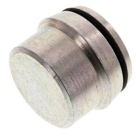 38S Zinc plated Steel Closing Plug for Cutting Ring Fittings 315 Bar DIN 2353