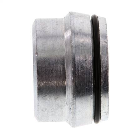 42L Zinc plated Steel Closing Plug for Cutting Ring Fittings 160 Bar DIN 2353