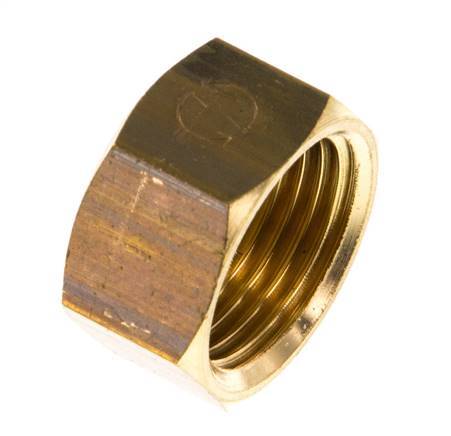 G 3/8'' Brass End cap 16 Bar [5 Pieces]