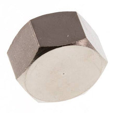 G 3/8'' Nickel plated Brass End cap 16 Bar [5 Pieces]