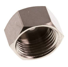 G 3/8'' Nickel plated Brass End cap 16 Bar [5 Pieces]