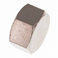 G 3/8'' Nickel plated Brass End cap 16 Bar [5 Pieces]