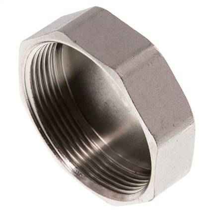 G 2'' Nickel plated Brass End cap 16 Bar