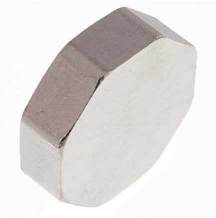 G 2'' Nickel plated Brass End cap 16 Bar