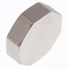 G 2'' Nickel plated Brass End cap 16 Bar