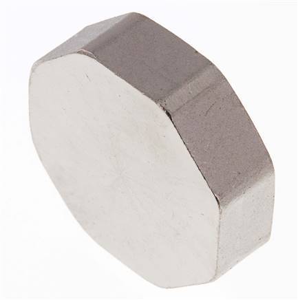 G 2'' Nickel plated Brass End cap 16 Bar