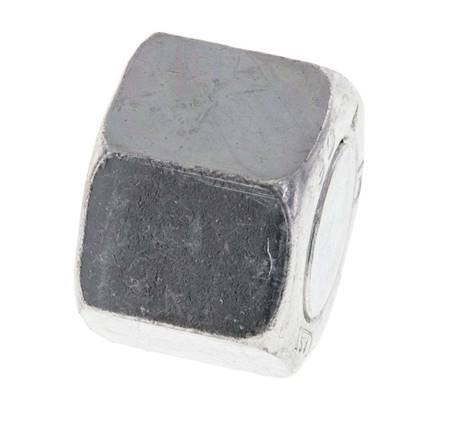 UN 11/16''-16 Zinc plated Steel End cap ORFS 630 Bar