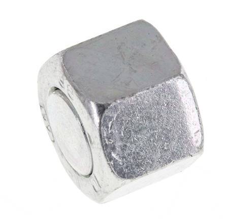 UN 11/16''-16 Zinc plated Steel End cap ORFS 630 Bar