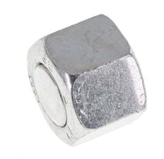 UN 11/16''-16 Zinc plated Steel End cap ORFS 630 Bar