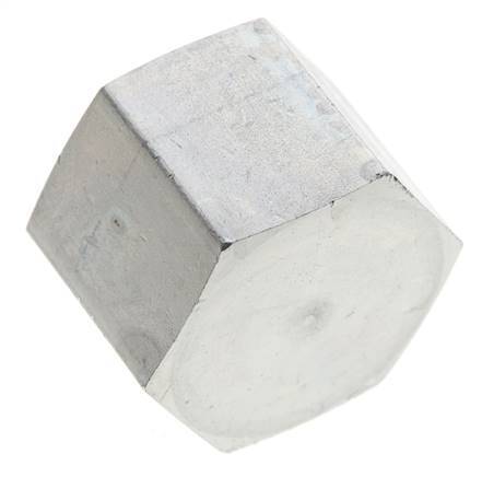 3/4'' NPT Zinc plated Steel Closing plug with Outer Hex 170 Bar