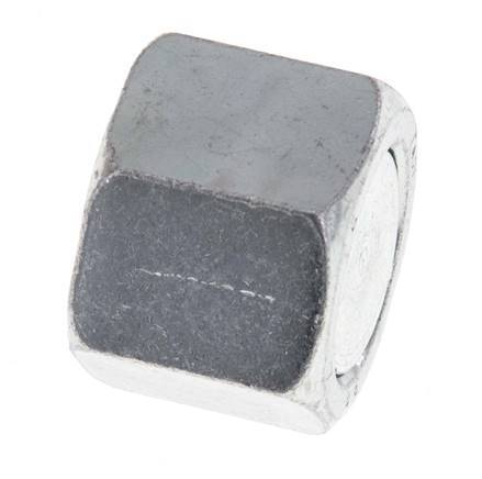 UNS 1''-14 Zinc plated Steel End cap ORFS 400 Bar