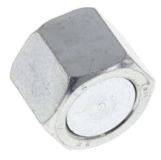 UNS 1''-14 Zinc plated Steel End cap ORFS 400 Bar