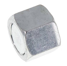 UNS 1''-14 Zinc plated Steel End cap ORFS 400 Bar